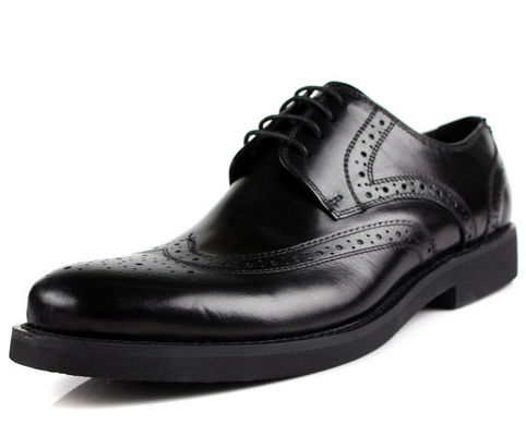 Europe Design Άνδρες Brogue παπούτσια Στυλ μπότες Full Grain δέρμα Άνδρες φόρεμα παπούτσια