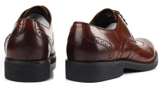 Europe Design Άνδρες Brogue παπούτσια Στυλ μπότες Full Grain δέρμα Άνδρες φόρεμα παπούτσια