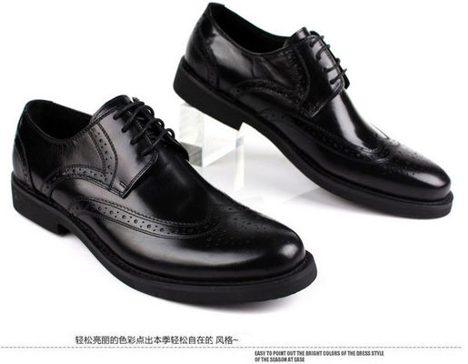 Europe Design Άνδρες Brogue παπούτσια Στυλ μπότες Full Grain δέρμα Άνδρες φόρεμα παπούτσια