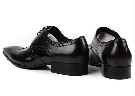 OEM Custom Classic Men Brogue Shoes Μαύρο / Καφέ Καφέ Κολυμμένα Φλωρά Αξφόρδη παπούτσια