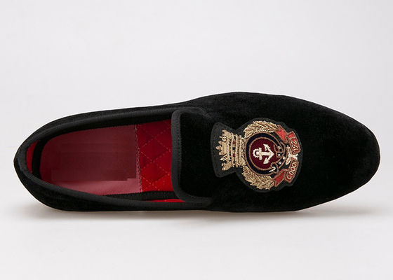 Ετικέτα Βελούδινα Loafers Βασιλικού Στυλ Λούξυ Βελούδινα Παπούτσια Για Άνδρες