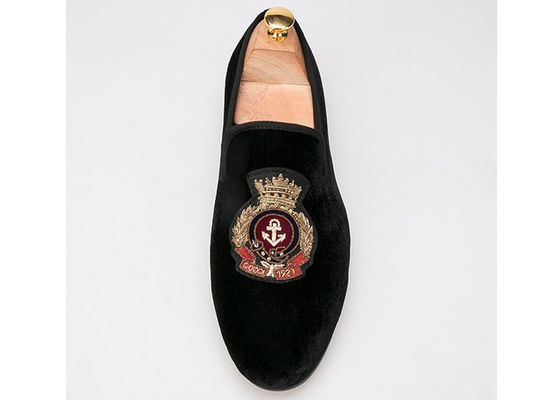 Ετικέτα Βελούδινα Loafers Βασιλικού Στυλ Λούξυ Βελούδινα Παπούτσια Για Άνδρες