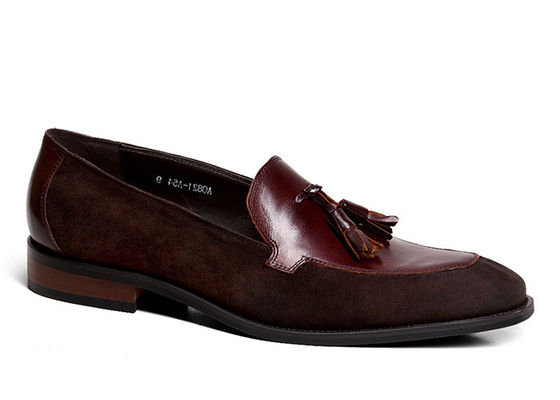 Tassel Penny Suede δερμάτινο φόρεμα παπούτσια, άνοιξη / φθινόπωρο ανδρικά δερμάτινο Slip On παπούτσια
