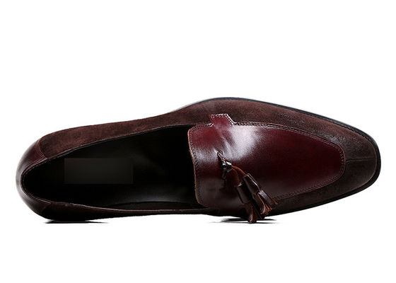 Tassel Penny Suede δερμάτινο φόρεμα παπούτσια, άνοιξη / φθινόπωρο ανδρικά δερμάτινο Slip On παπούτσια
