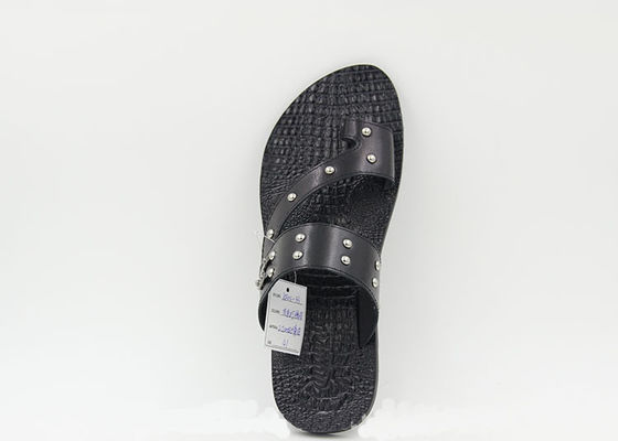 Άνδρες Πραγματικά δερμάτινα Flip Flops Summer Sandals Sandals Παντόφλες