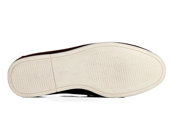 Ανθεκτικά ανδρικά κατεστημένα παπούτσια Tassels Flat Loafer Mens Brown Leather Driving Shoes