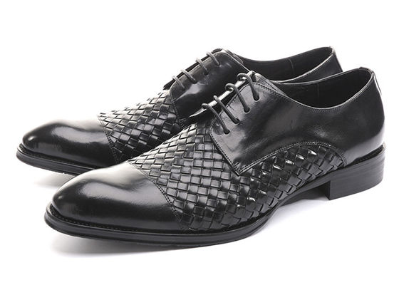Επιχειρηματική BV Oxfords ανδρικά παπούτσια, ανδρικά μαύρα παπούτσια για πάρτι.
