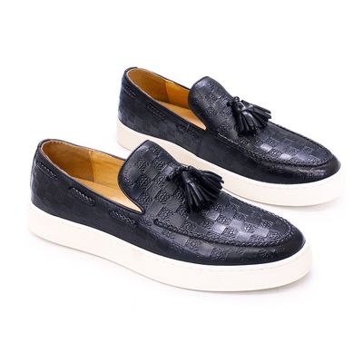 Δερμάτινο Casual Mens Slip On Sneakers παπούτσια 1,2kg 40-45 μέγεθος