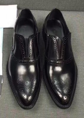 Broguing Pointed - End Slip On Men's Formal Dress Shoes / Work Carving Dress Shoes (Συμβολή του Broguing Pointed - Τελικός Σλιπ στα ανδρικά φόρεμα παπουτσιών / Εργασιακή γλυπτική παπουτσιών)