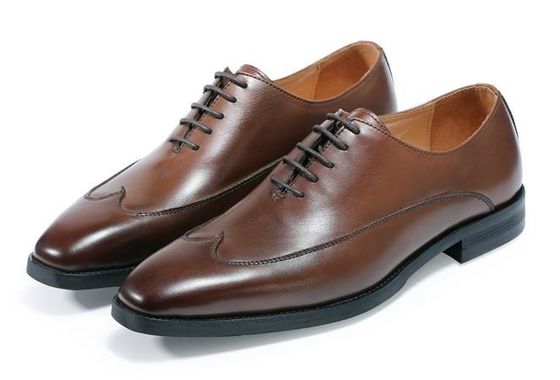 Derby Brogue Oxford Άνδρες Δερμάτινο φόρεμα παπούτσια Κλασικό χειροποίητο Με OEM υπηρεσία