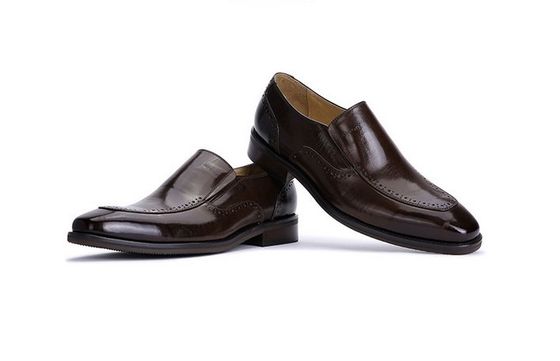 Σλιπ On Brogue Άνδρες δερμάτινο φόρεμα παπούτσια Loafers κροκόδειλο μοτίβο για το γραφείο