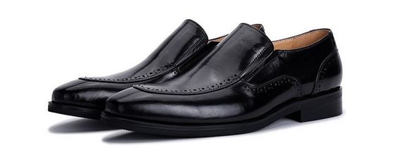Σλιπ On Brogue Άνδρες δερμάτινο φόρεμα παπούτσια Loafers κροκόδειλο μοτίβο για το γραφείο