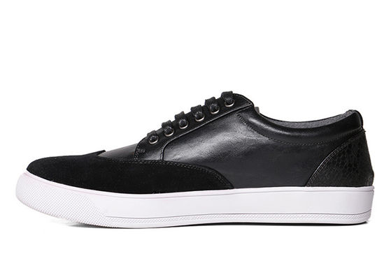 Μέσα Linling Walking Lace Up ανδρών επίπεδα υποδήματα σόλα casual παπούτσια Sneakers PU Upper