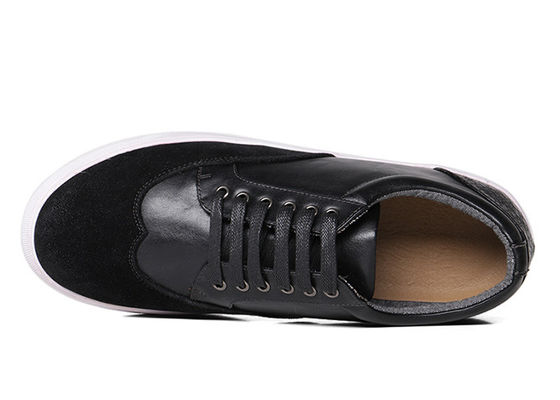 Μέσα Linling Walking Lace Up ανδρών επίπεδα υποδήματα σόλα casual παπούτσια Sneakers PU Upper
