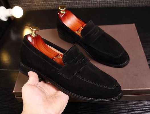 Κρασιτεχνικά Suede Cortex Classic Mens Leather Loafers / Mens Casual Suede Loafers