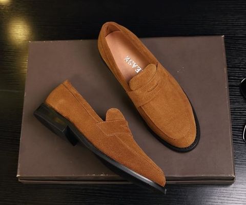 Κρασιτεχνικά Suede Cortex Classic Mens Leather Loafers / Mens Casual Suede Loafers