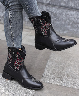 Γυναικεία δερμάτινες Western Cowboy Boots με εξαιρετικές επιδόσεις