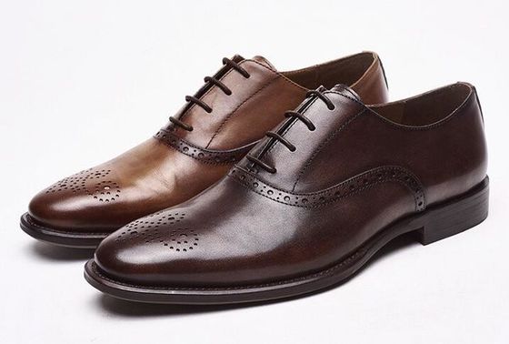 Δαχτυλίδια Up Men Brogue παπούτσια χαμηλή πολυτέλεια τακούνια φόρεμα παπούτσια με μέγεθος 37 - 48