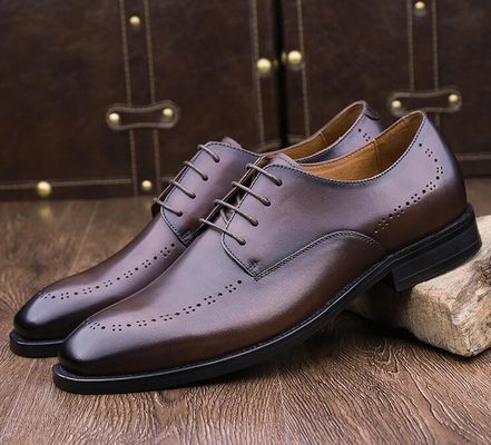 Στρογγυλό δάχτυλο Άνδρες Δερμάτινα Loafers Κράνος Στυλ Οξφόρδης Slip On Flats παπούτσια για το πάρτι