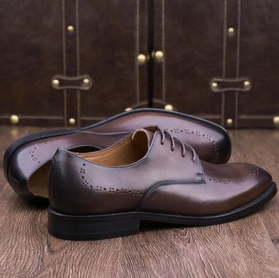 Στρογγυλό δάχτυλο Άνδρες Δερμάτινα Loafers Κράνος Στυλ Οξφόρδης Slip On Flats παπούτσια για το πάρτι