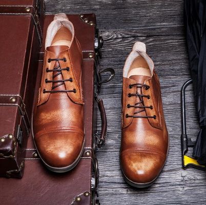 OEM Mens Casual Lace Up παπούτσια άνετα αναπνευστικά επίπεδα παπούτσια οδήγησης