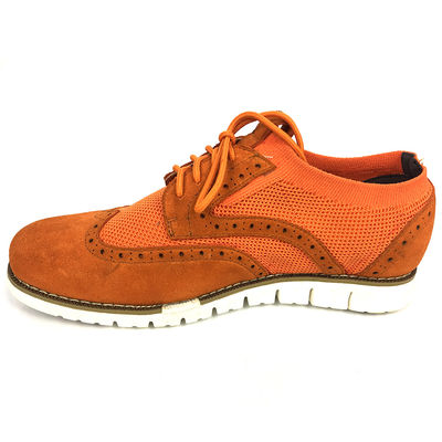 Flyknit Suede ανδρικά δερμάτινα παπούτσια casual, ψυχαγωγία πλεκτά καμβά παπούτσια