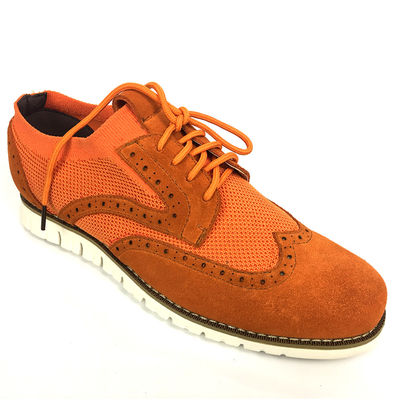 Flyknit Suede ανδρικά δερμάτινα παπούτσια casual, ψυχαγωγία πλεκτά καμβά παπούτσια