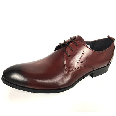 Κρασί Κόκκινο Rismart ώριμοι ανδρικά παπούτσια Oxfords κομψό φόρεμα δερμάτινα παπούτσια