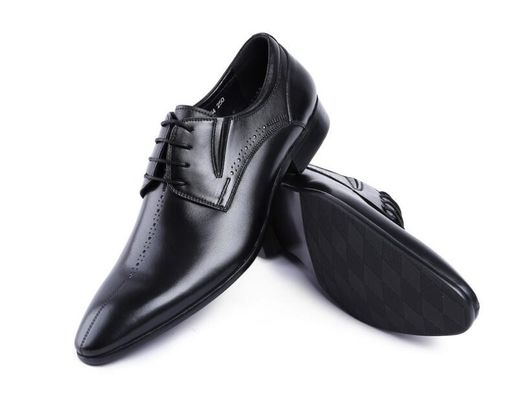 Ετικέτα Wingtip Oxford Luxury Mens δερμάτινα παπούτσια, σκαλισμένα γνήσια δερμάτινα παπούτσια