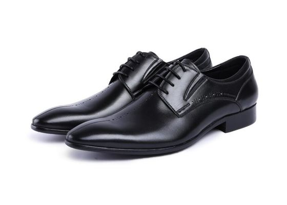 Ετικέτα Wingtip Oxford Luxury Mens δερμάτινα παπούτσια, σκαλισμένα γνήσια δερμάτινα παπούτσια