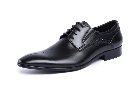 Ετικέτα Wingtip Oxford Luxury Mens δερμάτινα παπούτσια, σκαλισμένα γνήσια δερμάτινα παπούτσια