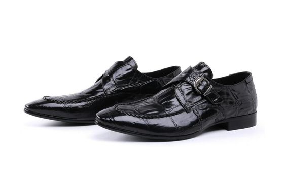 Χειροποίητα λαμπερά δερμάτινα παπούτσια Brogues επίσημα καφέ επιχειρηματικά παπούτσια για βραδινές γιορτές