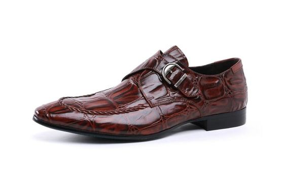 Χειροποίητα λαμπερά δερμάτινα παπούτσια Brogues επίσημα καφέ επιχειρηματικά παπούτσια για βραδινές γιορτές