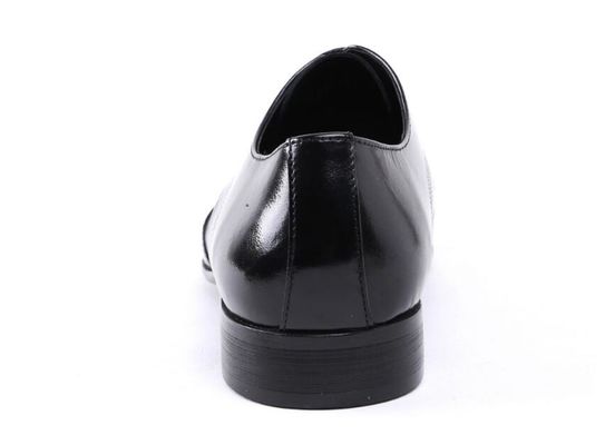 Προσαρμοσμένο Brogue καφέ βούρτσισμα off δερμάτινα παπούτσια άνετο φόρεμα για άνδρες
