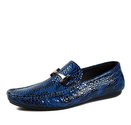 Αλιγάτορας Γυαλί Αληθινό Άνδρες Casual Loafers Outdoor Άνδρες PU Loafers