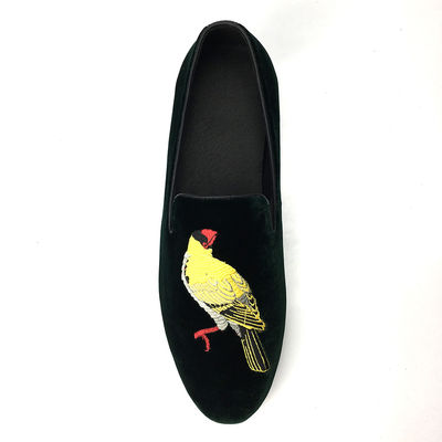 άνετα ανδρικά βελούδο Loafers Wear ανθεκτικό μαύρο δερμάτινο Loafers