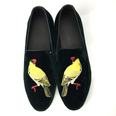 άνετα ανδρικά βελούδο Loafers Wear ανθεκτικό μαύρο δερμάτινο Loafers