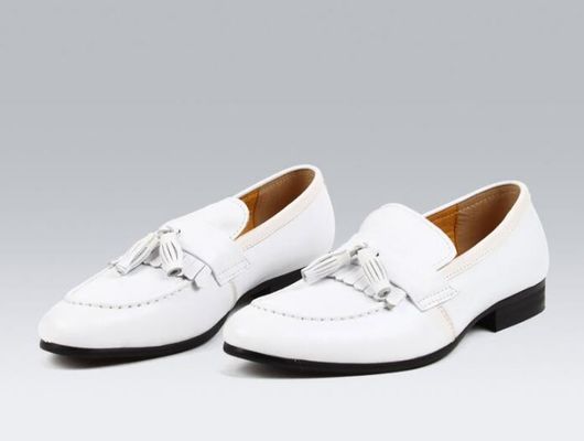 Αληθινά παπούτσια από ζουζούνια Tassel Loafers ανδρικά παπούτσια / παπούτσια από δέρμα ζουζούνια ODM