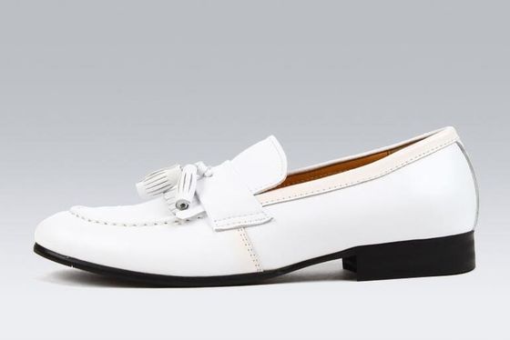 Αληθινά παπούτσια από ζουζούνια Tassel Loafers ανδρικά παπούτσια / παπούτσια από δέρμα ζουζούνια ODM