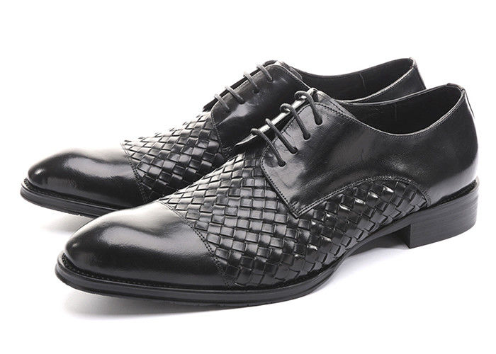 Επιχειρηματική BV Oxfords ανδρικά παπούτσια, ανδρικά μαύρα παπούτσια για πάρτι.
