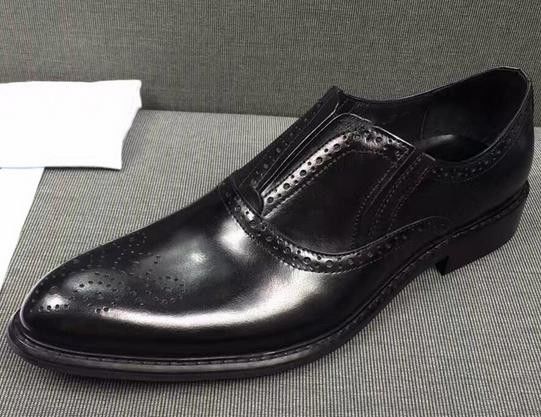 Broguing Pointed - End Slip On Men's Formal Dress Shoes / Work Carving Dress Shoes (Συμβολή του Broguing Pointed - Τελικός Σλιπ στα ανδρικά φόρεμα παπουτσιών / Εργασιακή γλυπτική παπουτσιών)