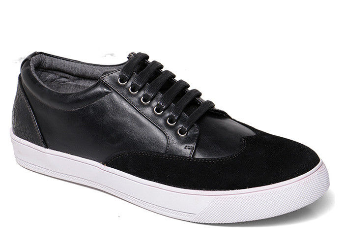 Μέσα Linling Walking Lace Up ανδρών επίπεδα υποδήματα σόλα casual παπούτσια Sneakers PU Upper